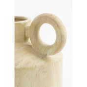 Trentino Vase - L32 x W28 x H27 cm - Ceramic - Beige