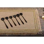 Jute Canvas Table runner 