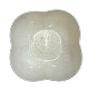 White Floral Porcelain Salad Bowl 25.5 cm