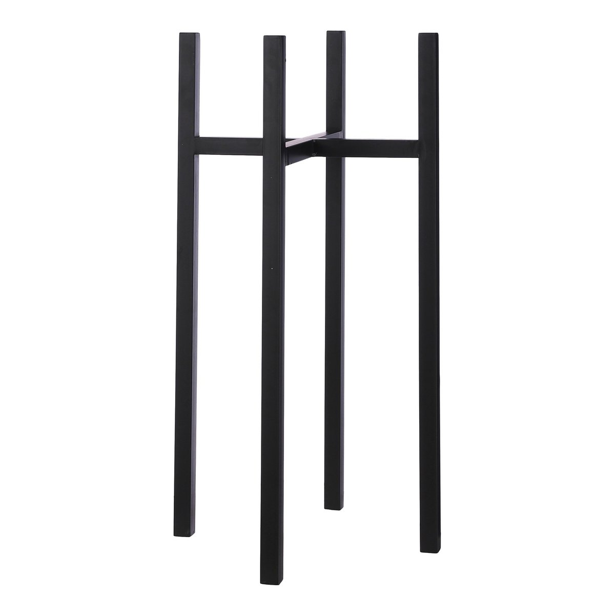 Ascot Plant Stand XL - L38 x W38 x H71 cm - Metal - Black