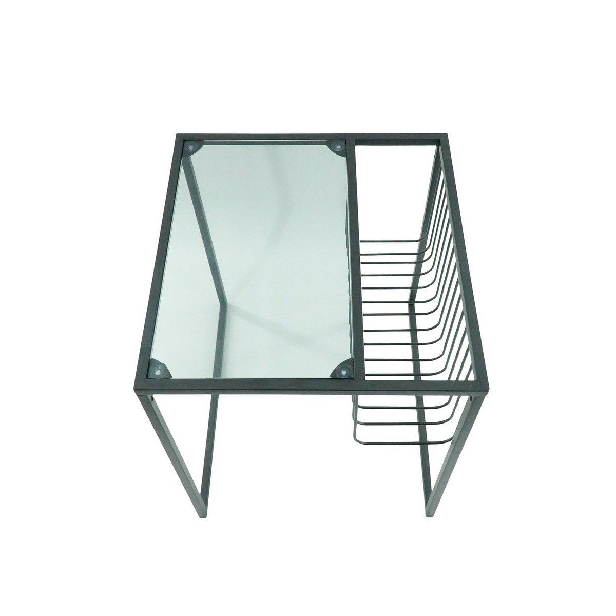 Side table - Glass table top 