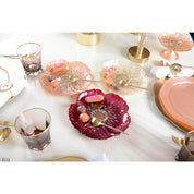 Zalmbloemdessertplaat