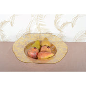 Large Golden Verre bowl 42x42x10cm