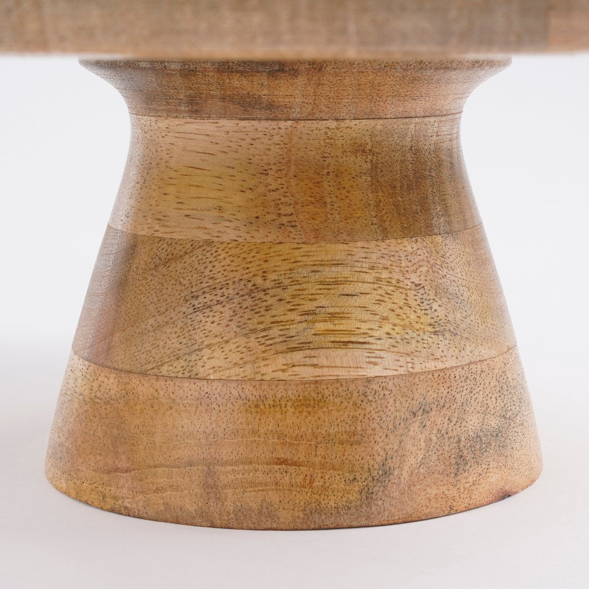 Tallo Cake stand - H10 x Ø30 cm - 100% FSC Mango wood - Light brown