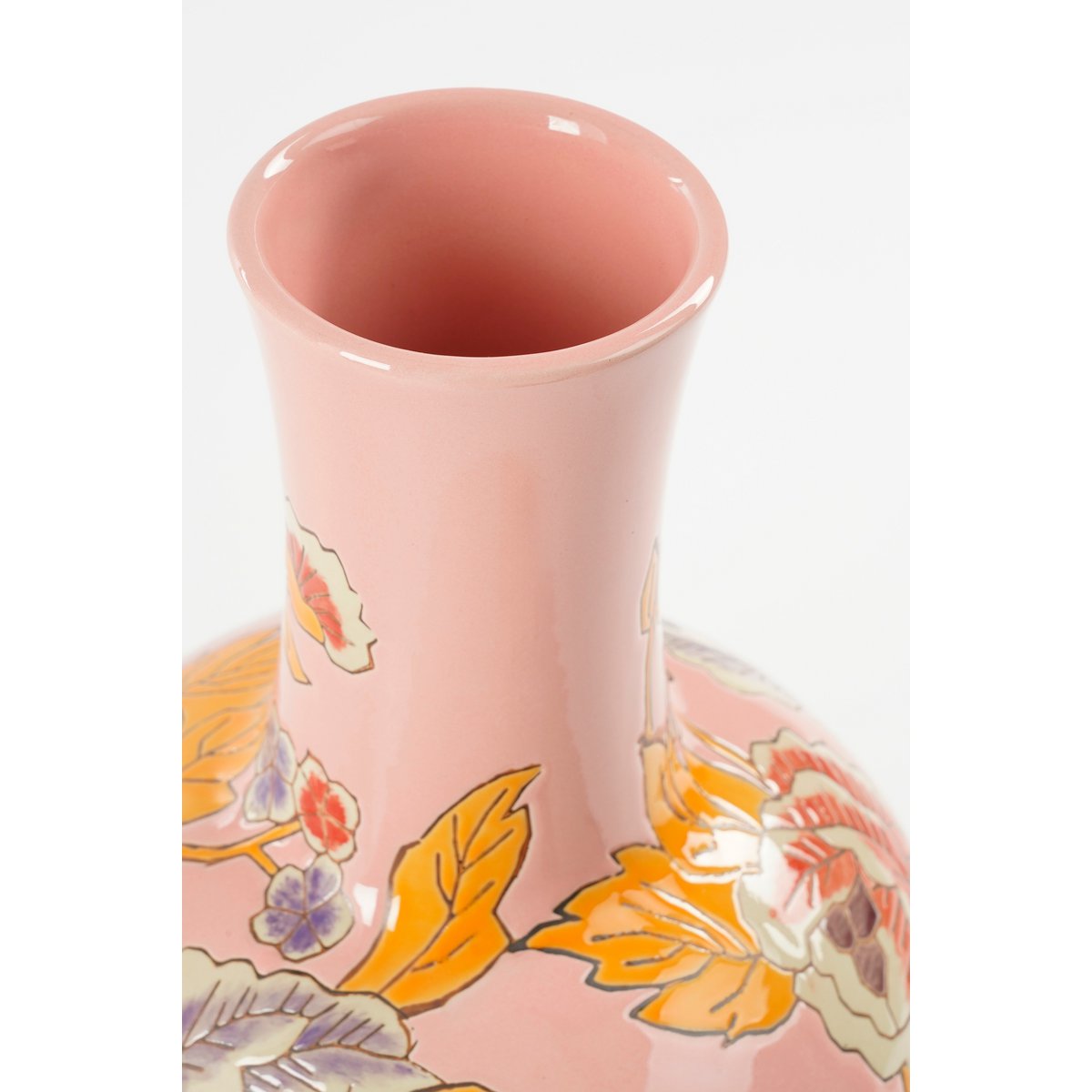 Eloise Vase - H36 x Ø22 cm - Ceramics - Pink