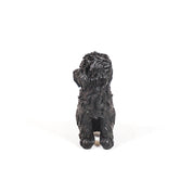 Ornament - Labradoodle Dog - Polyresin - Black - 16x23.5cm
