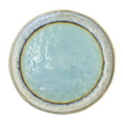 Set of 6 Turquoise Porcelain Dessert Plates 21.5x21.5x1.4cm