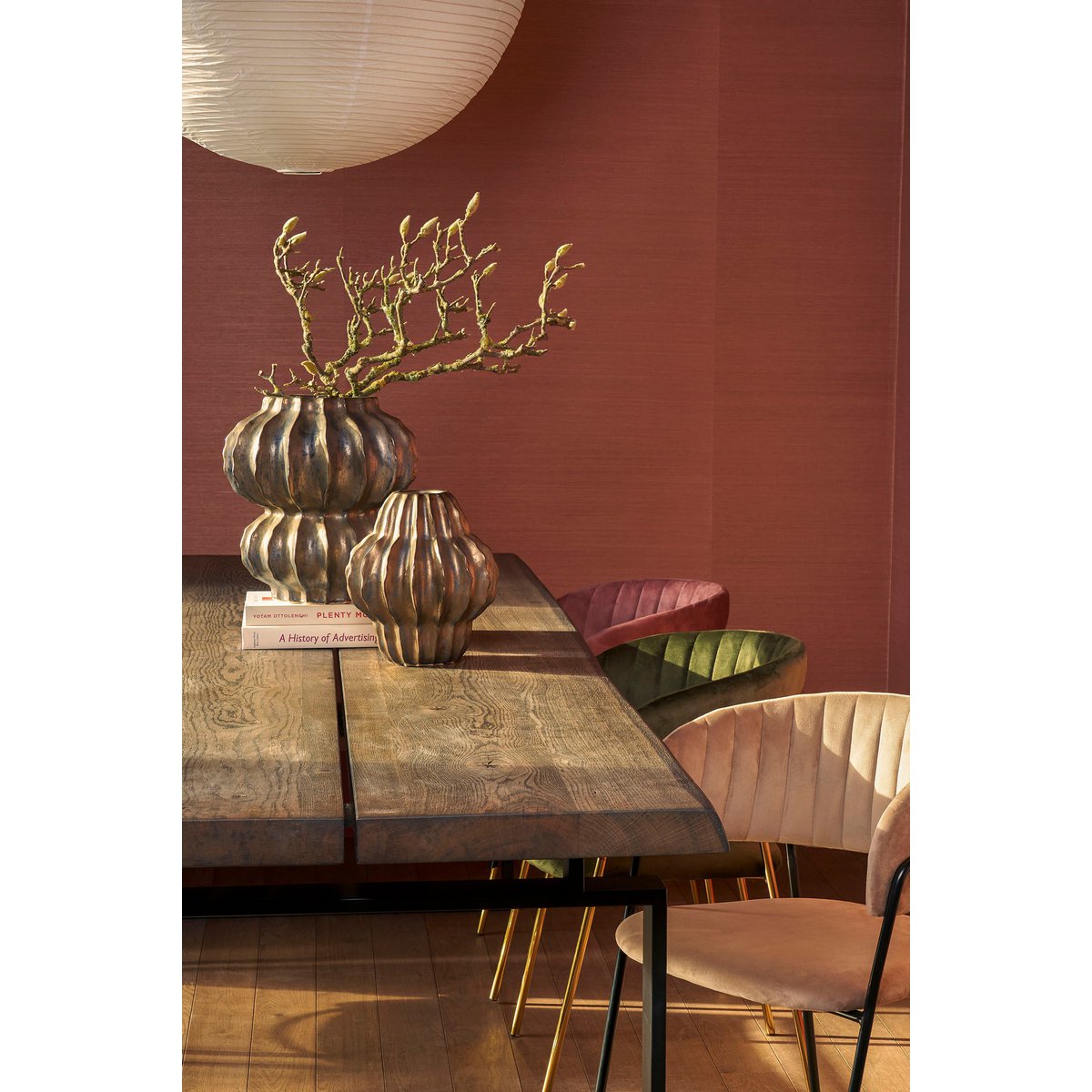 Altea Vase - H35 x Ø33 cm - Bronze
