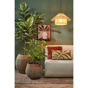 Elsa Hanging Lamp - H28 x Ø50 cm - Jute - Light brown