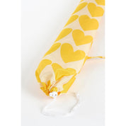 Parasol de plage en forme de cœur - H180 x Ø160 cm - Jaune