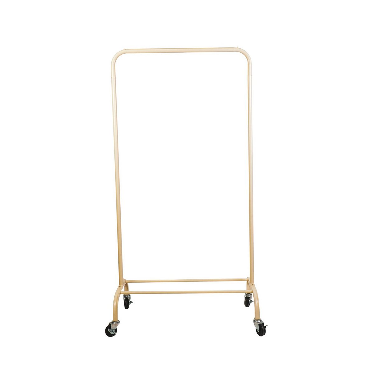 Clothes rack - wheels - sand - 80x40x155cm