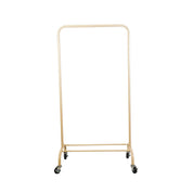 Clothes rack - wheels - sand - 80x40x155cm