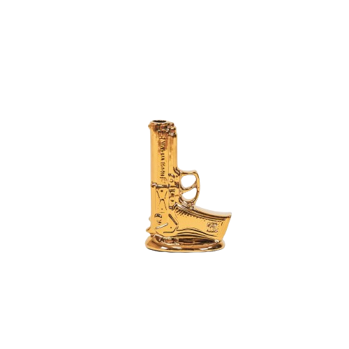Vase - Pistol - Gold - 15x9x23cm