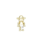 Ornament - aap -beeldje 'de legende'- polyresin - goud - 11x7x19cm