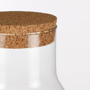 Emily Storage Jar - H25 x Ø23 cm - Recycled Glass - Transparent