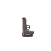 Vase - Pistol - Ceramic - Black - 15x9x23cm