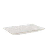 Gold Rim Cake Plate 23x14.5x2.5cm