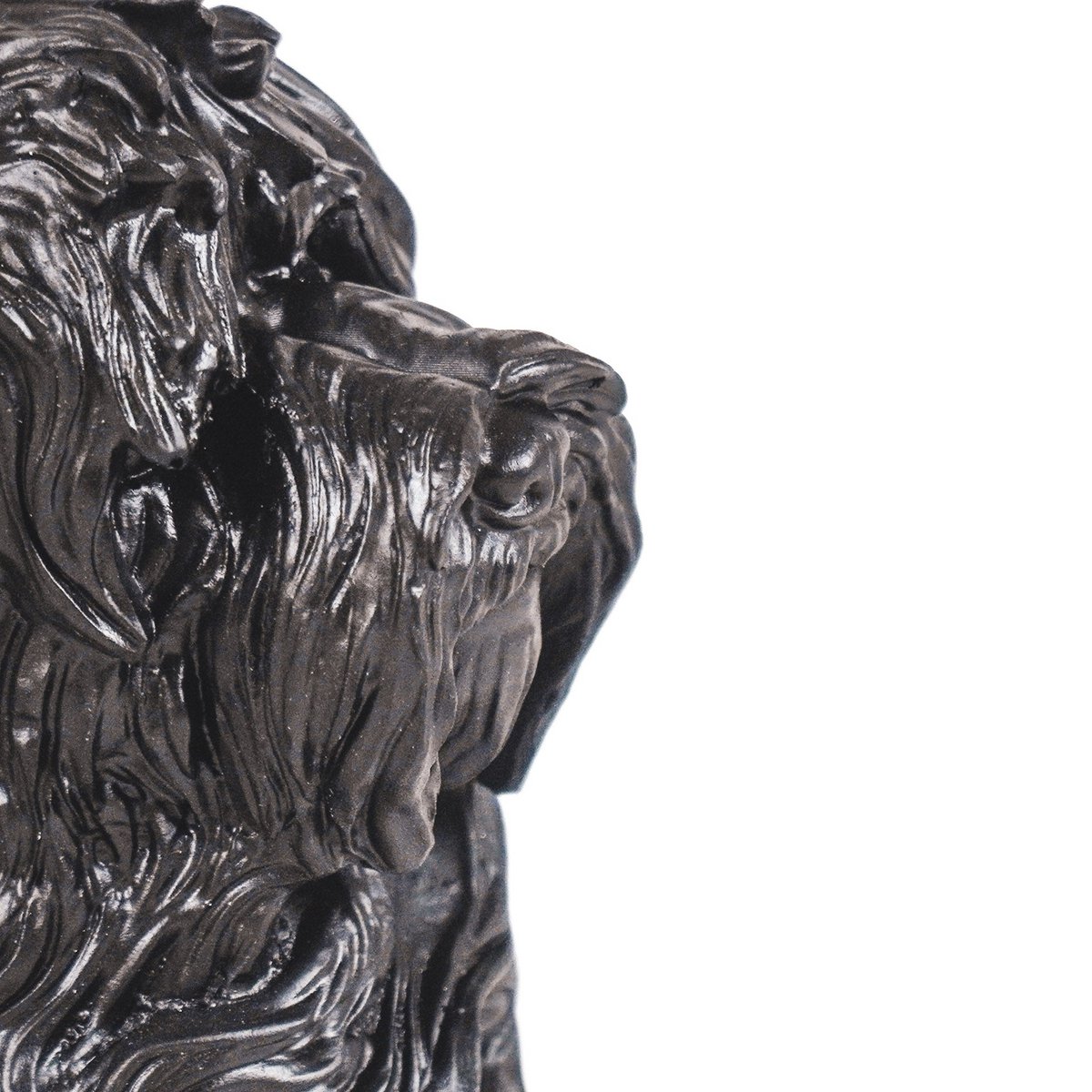 Ornament - Labradoodle Dog - Polyresin - Black - 16x23.5cm