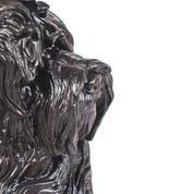 Ornament - Labradoodle Dog - Polyresin - Black - 16x23.5cm