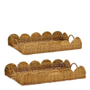 Eleta Serving Page - Set of 2 - L50 x B35 x H8 cm - Roth - Brown