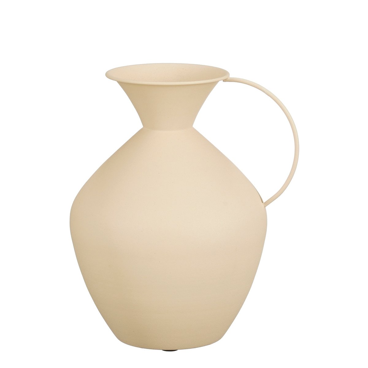 Gyge Vase - L26 x B22 x H31 cm - Metal - Off -White