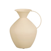 Gyge Vase - L26 x B22 x H31 cm - Metal - Off -White