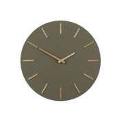 Brixen Wall Clock - Ø36 cm - Dark Green