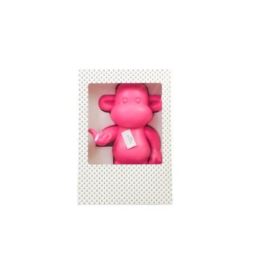Ornament - hanging loose monkey - pink - 33x21x50cm