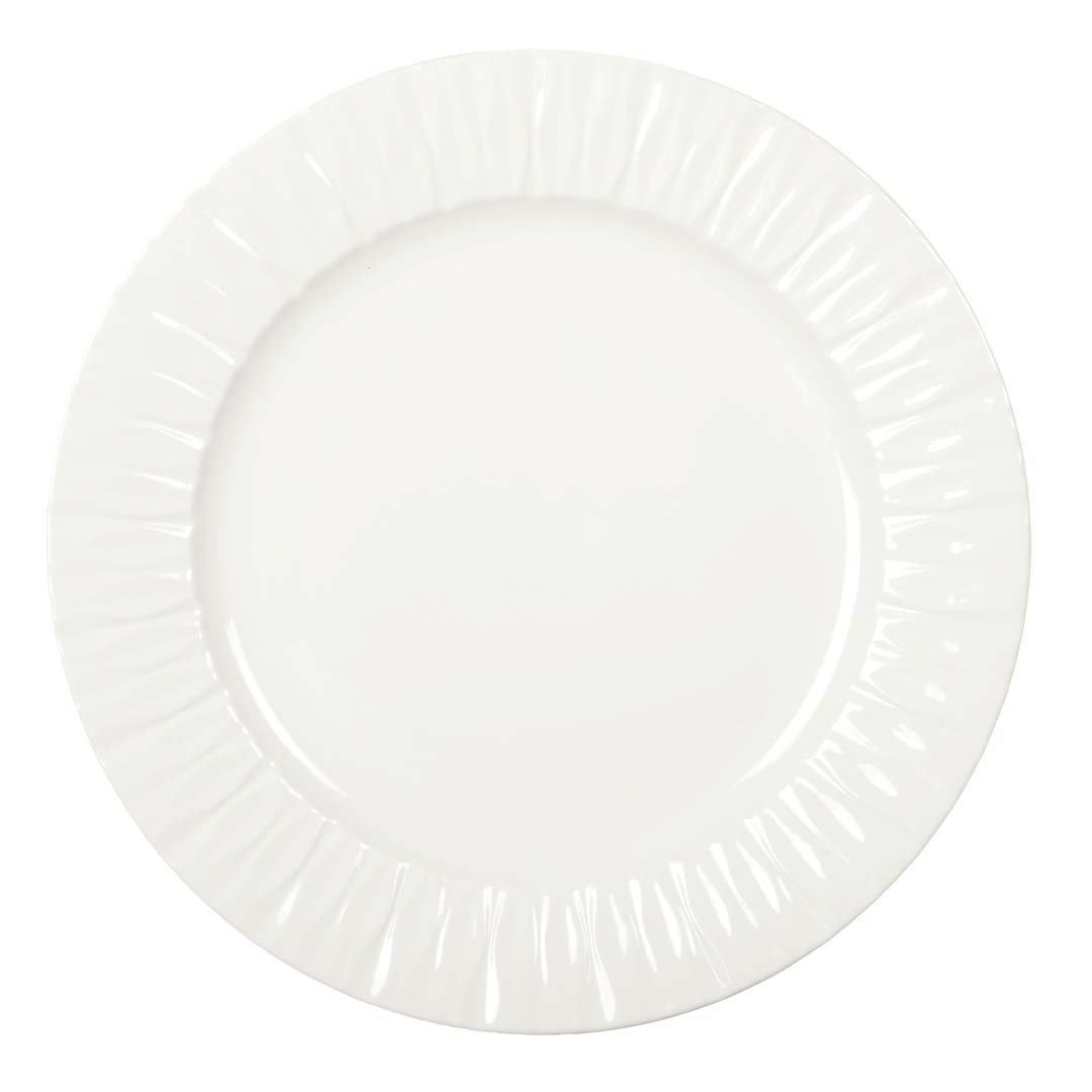Lilia White Presentation Plate