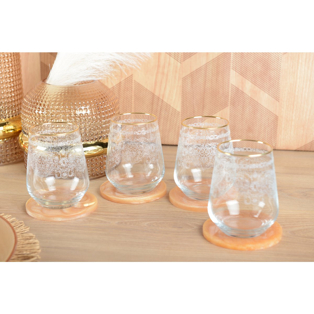 Arabische waterglazen -set van 6