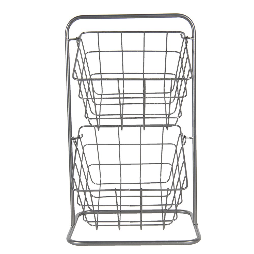 Rek met manden 22x22x41 cm
