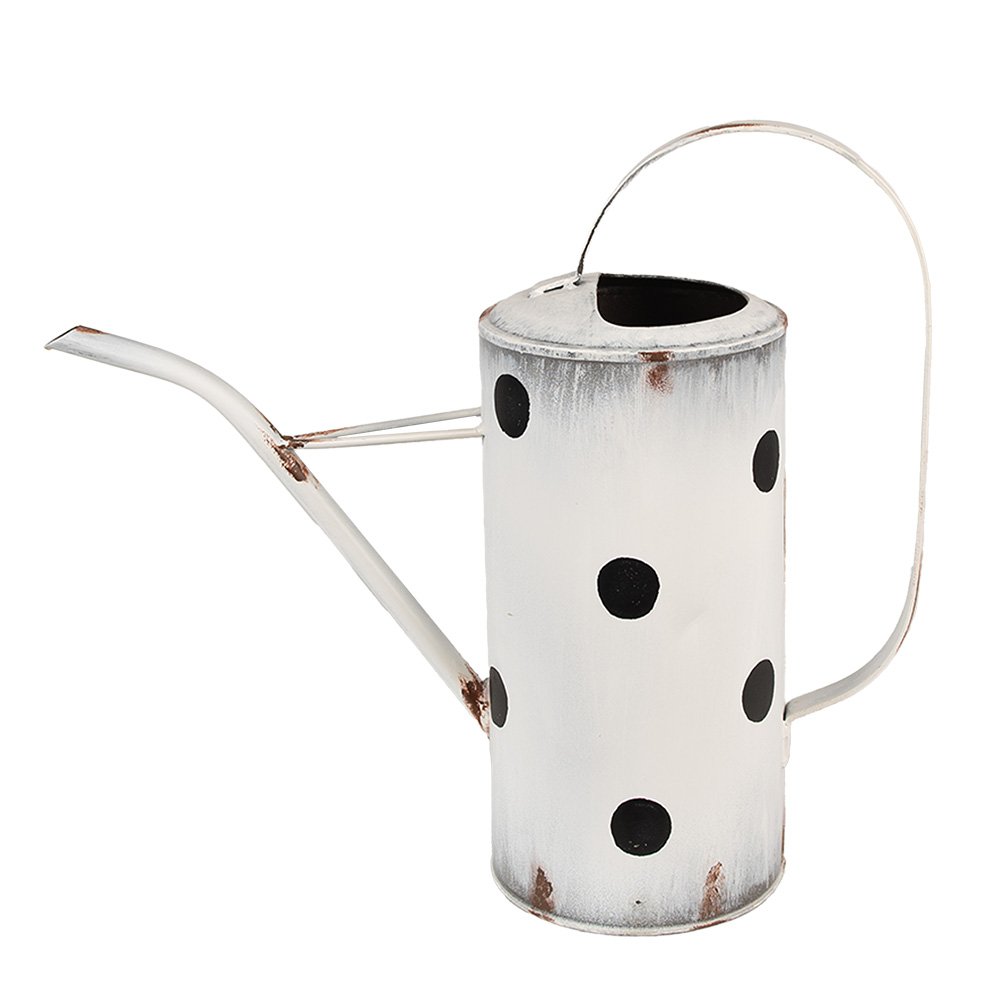 Decoratie Gieter Wit, IJzer 36x13x32 cm