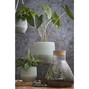 Emily Storage Jar - H25 x Ø23 cm - Recycled Glass - Transparent
