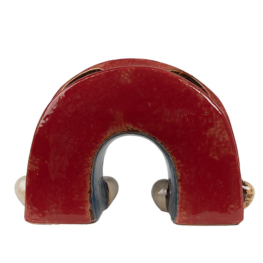 Bloempot Rood, Keramiek 26x9x16 cm