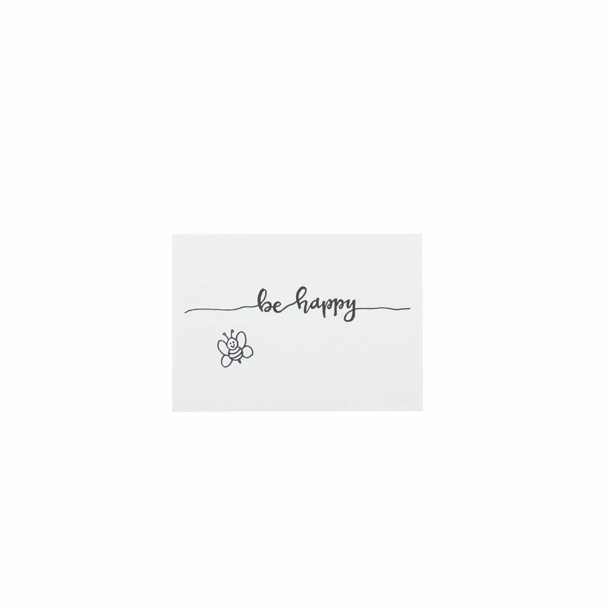 Ansichtkaart - Papier - Be Happy - Set van 5 - A6
