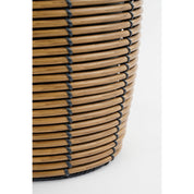 Durban Flowerpot Outside - Set of 3 - H36 x Ø40 cm - Recycled plastic - Brown