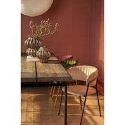 Moony Dining Chair - Velvet - Beige