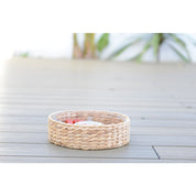 Aperitif Set of 3 Glasses and Rattan Compartments 