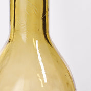 Rioja bottle vase - H50 x Ø15 cm - Recycled glass - ocher
