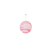 Kersthanger- Kerstballen- Schuim- Neon Roze -S3- 10cm