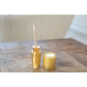 Gold Vanilla-Scented Candle, 7x7x8cm 