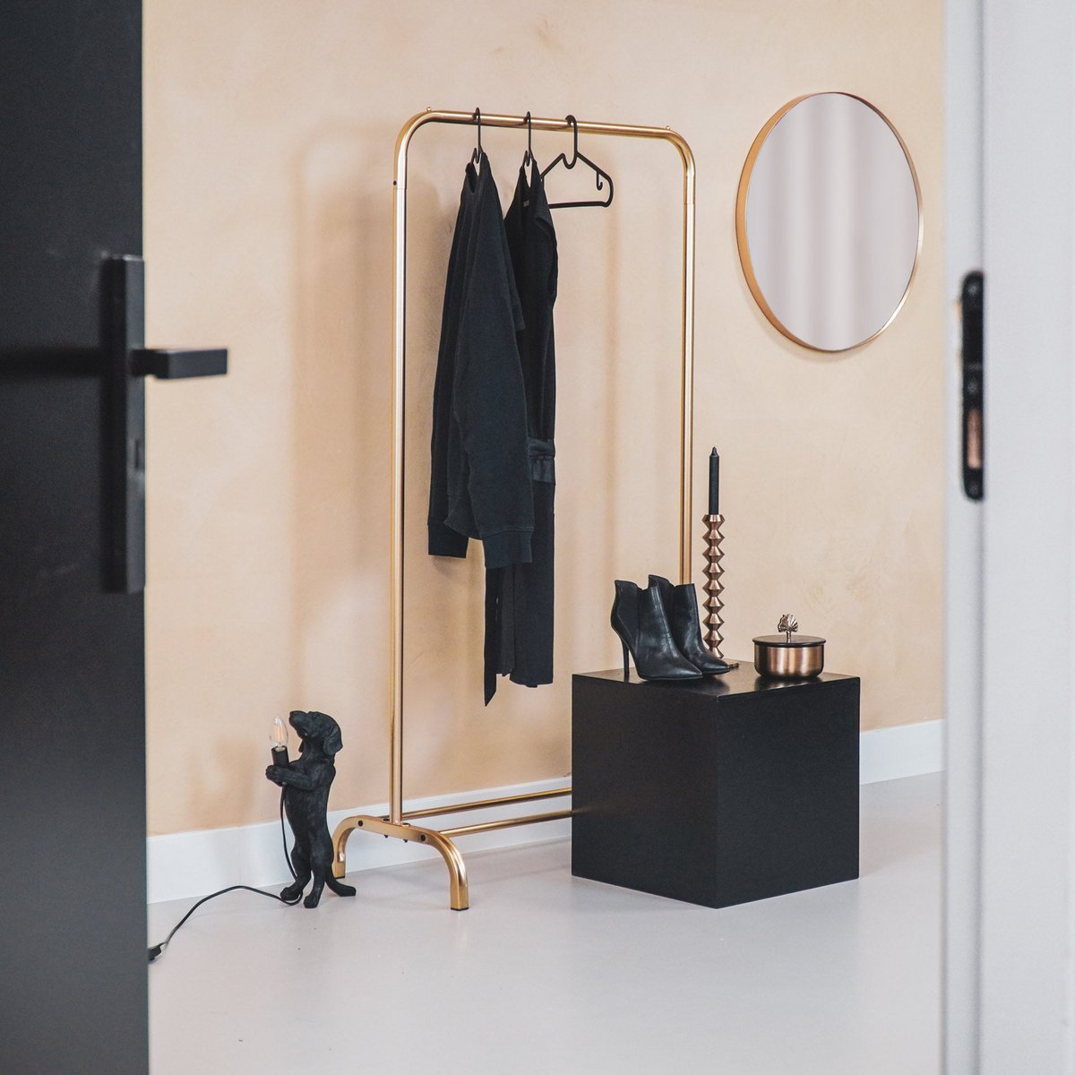 Sheet rack - Metal - Gold 