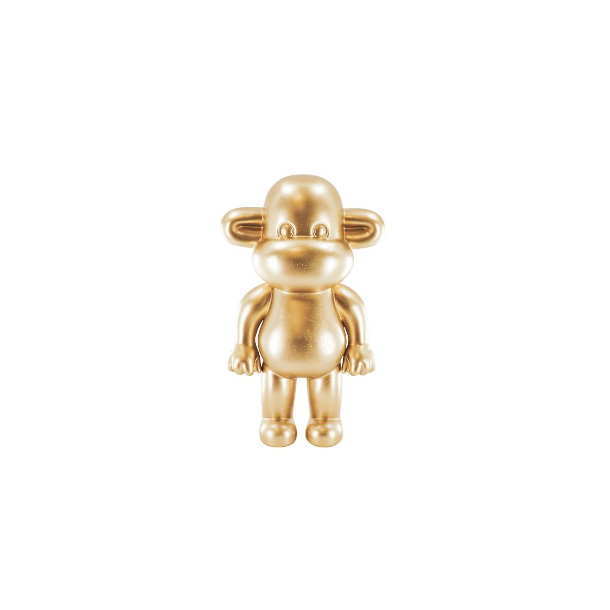 Ornament - monkey - gold - 33x21x50cm