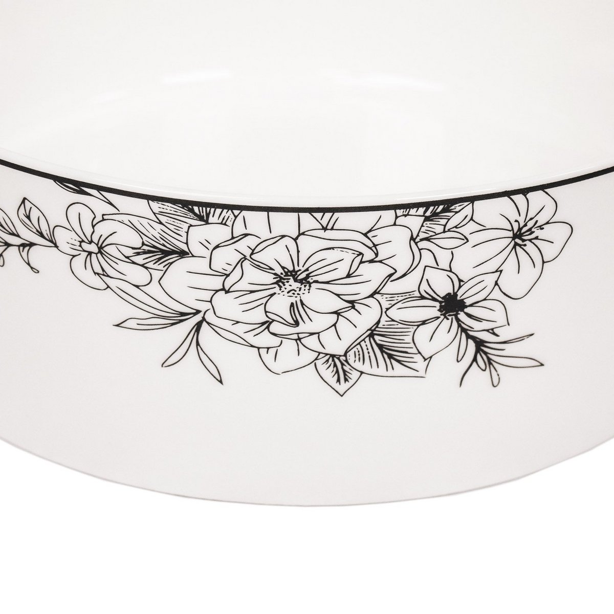 Bowl - Newbone China - Les Fleurs - 17.5x17.5x6.5cm