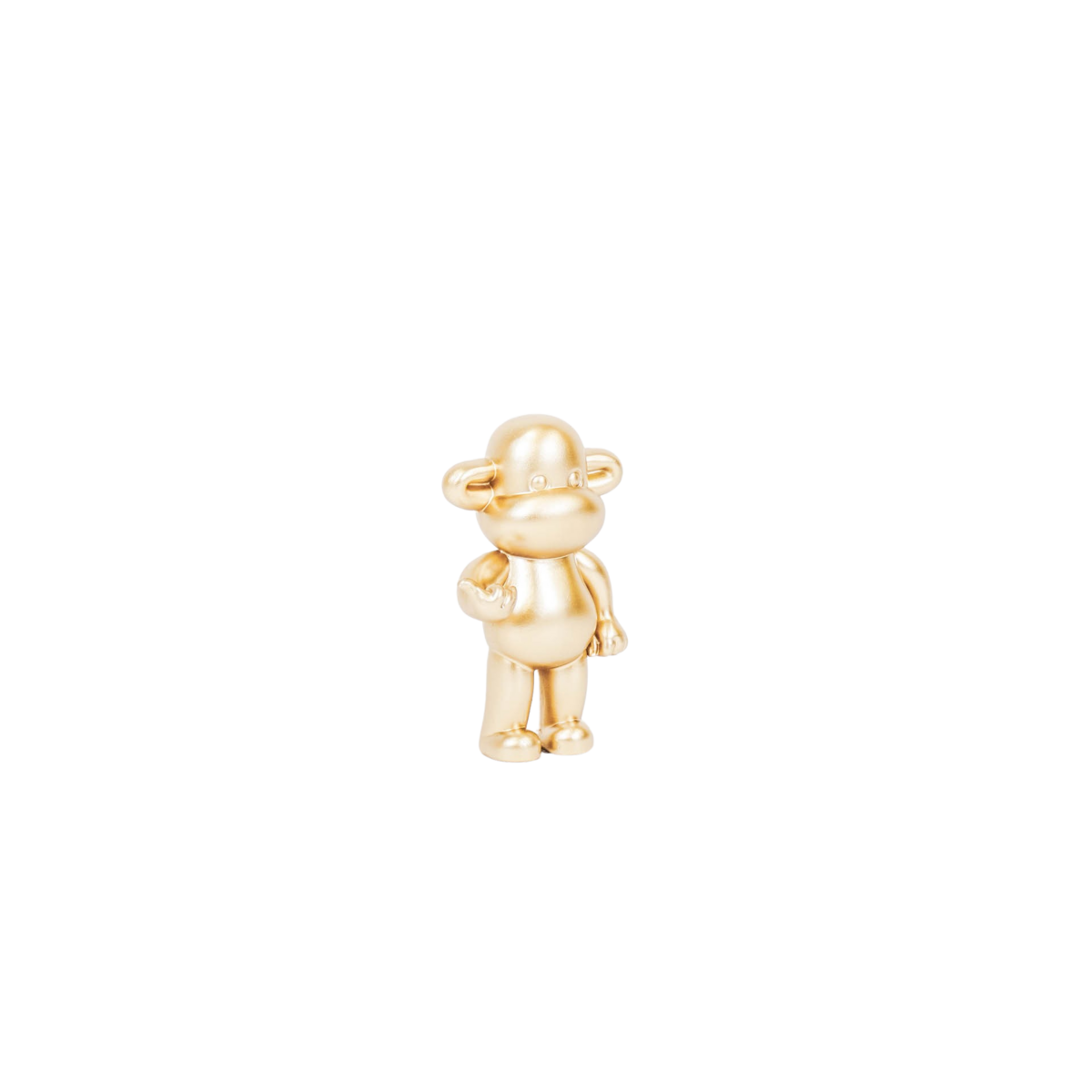Ornament - hanging loose monkey- gold - 11x7x19cm