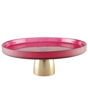 Raspberry Cake Dish Dore 21x21x8cm