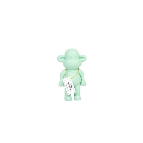 Ornament - Monkey Figurine 'The Legend' - Polyresin - Mintgreen - 11x7x19cm
