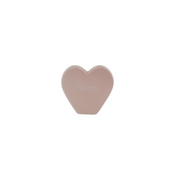 Ornament- Snoephart 'HAPPY'- Lichtroze- 13x4x11,5cm