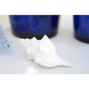 Decorative white polyresin bowl 12.5x7x5cm
