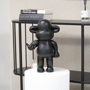 Ornament - hanging loose monkey  - black - 33x21x50cm
